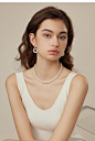 【明星同款】ARSIS纯真年代花环耳圈巴洛克精致法式复古耳环女-tmall.com天猫