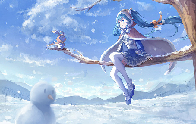 vocaloid初音未来同人图插画壁纸2018snowmiku衣装募集半次元第一中文
