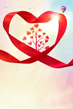 红丝带传递爱心公益海报背景高清素材 电商 免费下载 页面网页 平面电商 创意素材