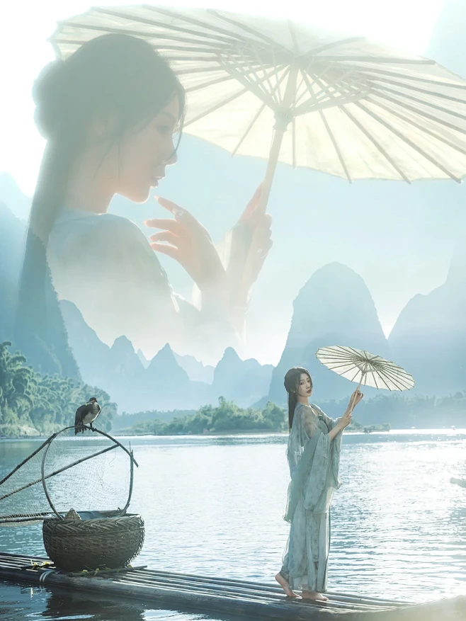 当时山河在，曾照伊人归·阳朔旅拍山水写真-花瓣网