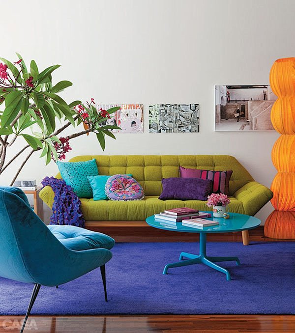 生活的色彩：圣保罗65平方米现代小公寓设...