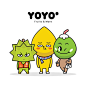 YOYOo : Fruits & More Character design. on Behance