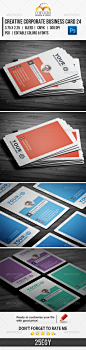 Print Templates - Creative Corporate Business Card 24 | GraphicRiver