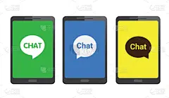 variation chat app logo interface loading screen