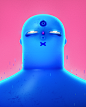 Manhattan DR WatchMen dc blue mars 3D soft ILLUSTRATION 