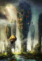 The Towers of Keilah in 60 Stunning Digital Artworks from Increateble Gallery
