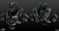 Halo 4 Spartans, Efgeni Bischoff : I worked as hardsurface artist on Halo 4. High/lowpoly and texture is done by me. Additional work is done by 343i.