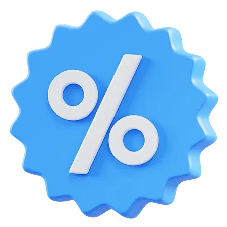 Percent Discount  3D...