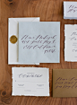 Stationery Wedding Inspiration - Style Me Pretty