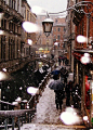 威尼斯，雪景
