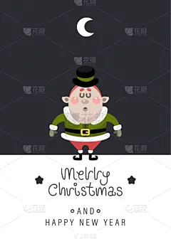 小精灵,月亮,背景,可爱的,请柬,壁纸,雪,节日,问候,绘制