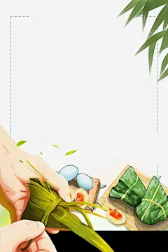 端午佳节粽飘香中国风创意海报边_新图网ixintu.com