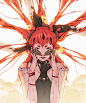 Ghost combs hair 鬼梳头