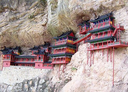 悬崖悬空寺，中国