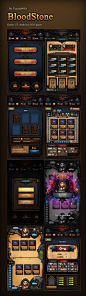 Blood Stone : Reski...@糖那个渣采集到游戏类UI界面神马的(2312图)_花瓣平面设计: 