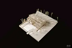 百美驿站：乡村建筑之美与自然融合_设计_砖墙_木结构