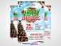 Christmas Party Flyer Free PSD Template :  