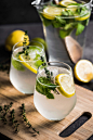 Download Homemade Lemon Drinks Free Stock Photo