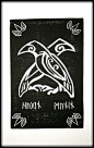 If you are into Norse Mythology or just like ravens, this is the print for you! I began learning of Norse Mythology because of Neil Gaiman (I loved American Gods!) I also love ravens and crows, in general, because they are so smart! This Hugin and Munin b