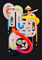 3Dillustration 3DType crypto editorial Fair handycraft ilsole24ore Microsoft nft PlayingArts