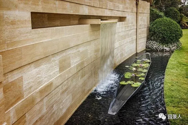 60款绝美水景墙墙势来袭半亩方塘一鉴开天光云影共徘徊问渠那得清如许