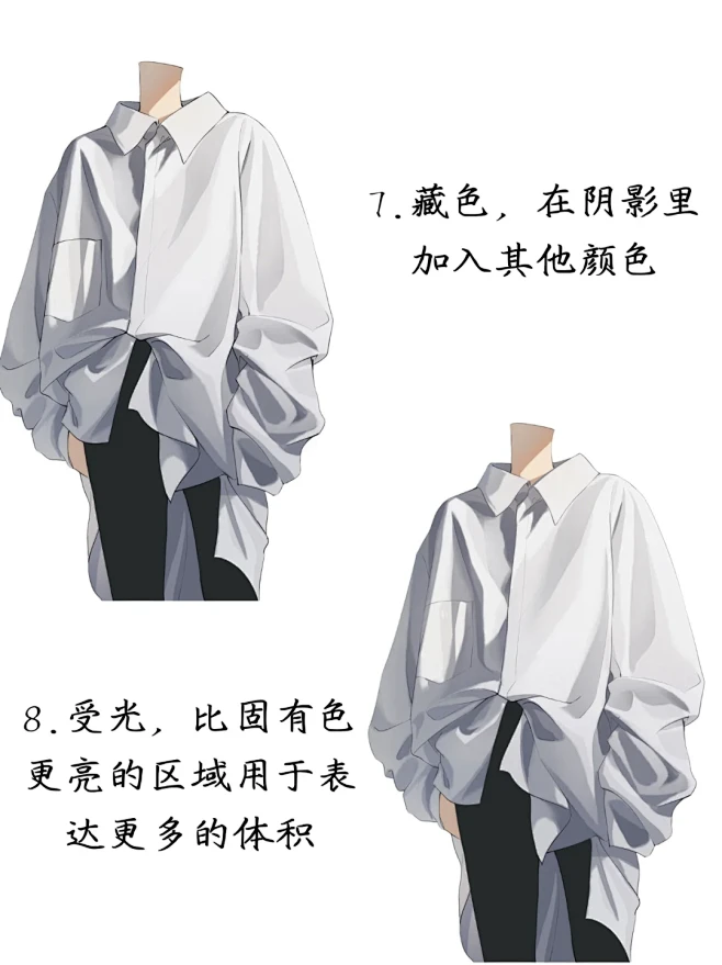 一分钟看懂，轻松get衣褶画法 - 小红...