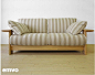 emvo 日式家具 北欧风格 纯实木 水曲柳 沙发