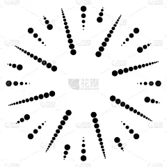 运动模糊,符号,斑点,圆形,线条,分离着色,白色,中心的，中央的,几何形状,同心