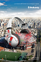 Skullcandy - The music of Football infects us all : Print ads and key visuals for Skullcandy's licensed football products 