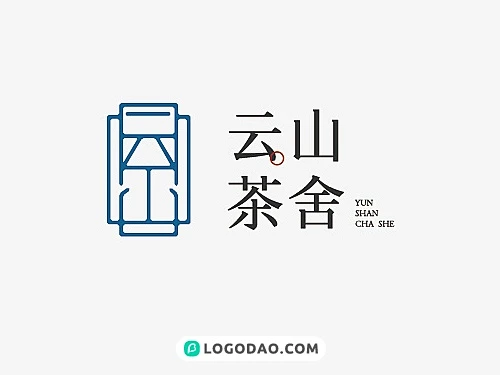 国内外创意云山茶舍标志设计LOGO欣赏-花瓣网