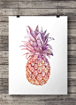 Pineapple art print