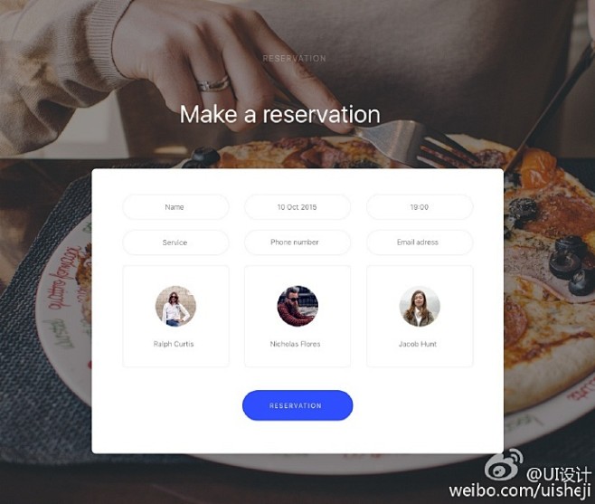 简洁的web登录注册ui设计分享，高清大...