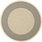 Safavieh CY7987-65A5 Courtyard Collection Indoor/Outdoor Round Area Rug, 7-Feet 10-Inch Diameter, Grey and Cream | $110.59: 