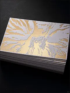 烫金名片卡片 - 小红书