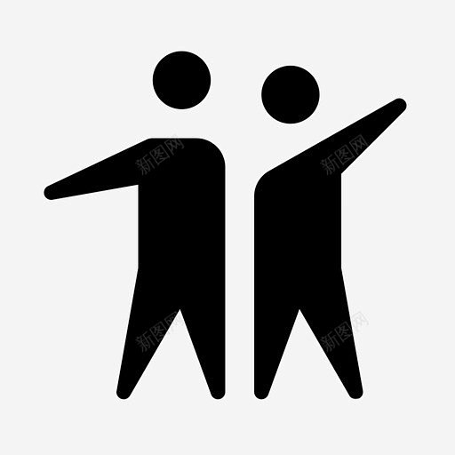 支持者两个人人图标 UI图标 设计图片 免费下载 页面网页 平面电商 创意素材