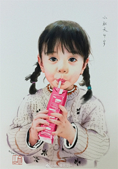 cchart采集到水彩人物