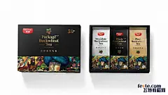 插画风格苦荞茶包装设计 飞特网 食品包装设计