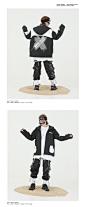 SSUR*PLUS联名PCMY情侣装冲锋衣男女秋冬潮牌外套教练棉衣服预售-tmall.com天猫