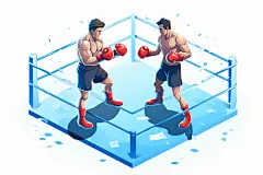 扁平风体育场运动高清插画