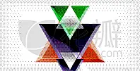 极简构图,三角形,抽象,三维图形,背景,计算机,几何形状,计划书,壁纸,模板