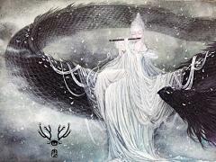 兜兜里装满糖儿_∧∧_采集到神仙画画-作品