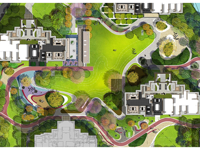 知名景观公司住宅小区规划大区景观设计方案...