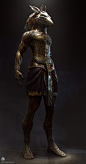 Gods of Egypt - Set, Jared Krichevsky : Designs I did for the God of the Desert 