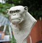 ape bust by BOULARIS
