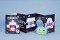 ILLUSTRATION  children's book robot sticker mask