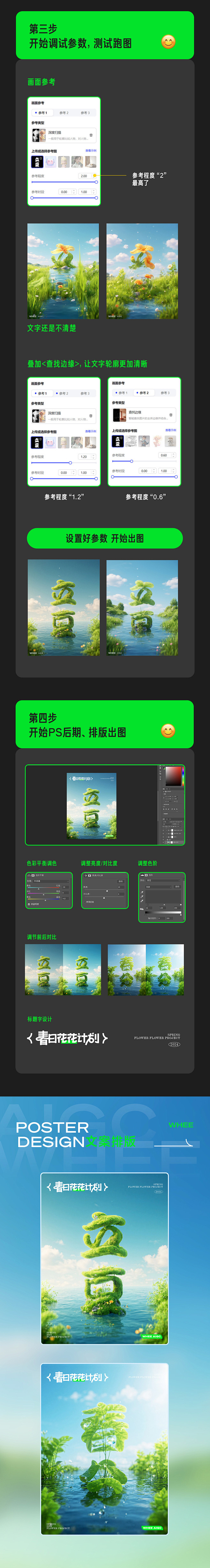 AIGC %7C 美图WHEE %7C 探索商业海报春季主题应用_8586428e