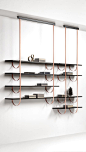 TALEA - Floating metal bookcase