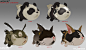 Pets, Johnson Truong : Concept art of pets for Wildstar.