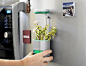 This miniature self-watering herb-planter can be magnetically attached to your fridge! - Yanko Design : https://www.kickstarter.com/projects/hrbstn/pico-a-farm-in-your-palm-growing-is-fun-again I couldn't possibly articulate it better than designers Arun 