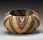 Mono Lake Paiute Polychrome Basket by Carrie Bethel | ca. prior to 1927.: 